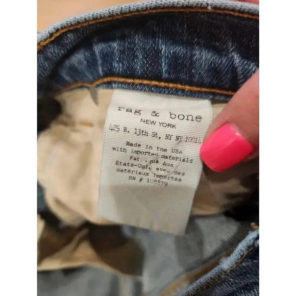 Rag and Bone Dash Skinny Jeans Size 24. - Picture 10 of 10